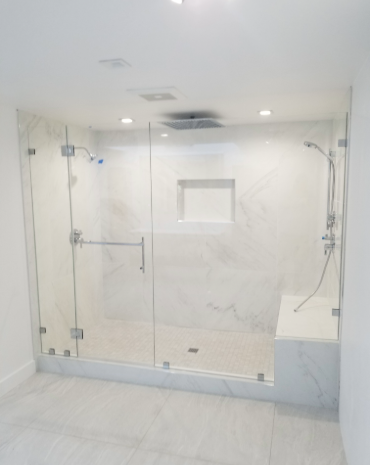 INLINE SHOWER ENCLOSURES