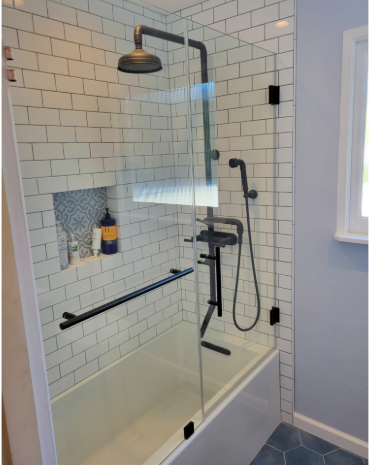 INLINE SHOWER ENCLOSURES